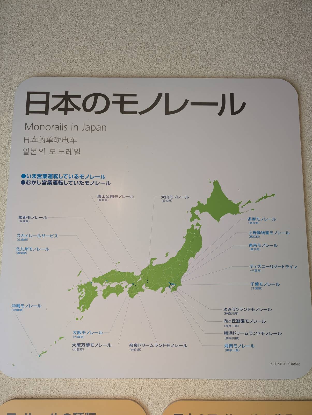 日本のモノレール