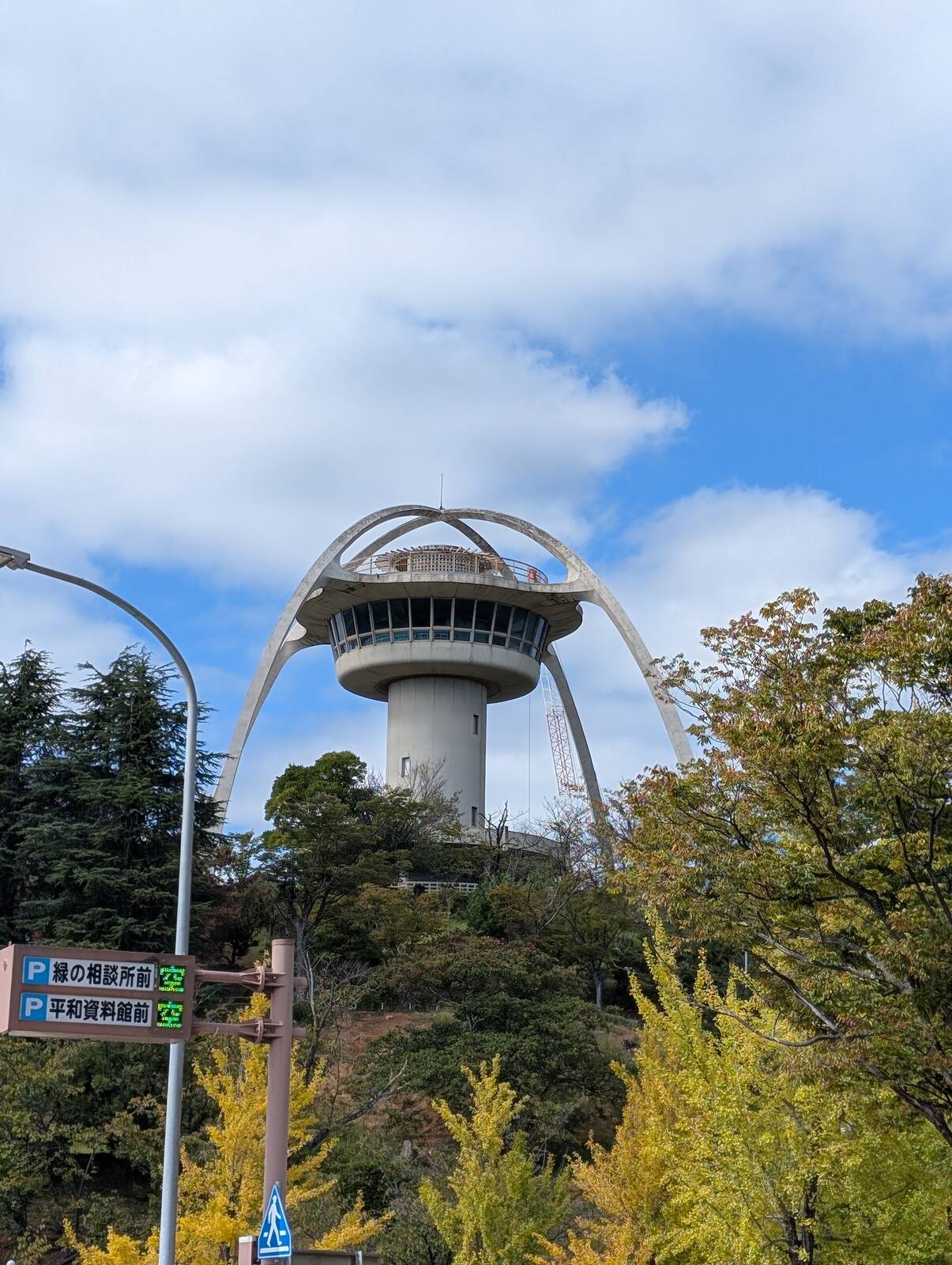 手柄山回転展望台