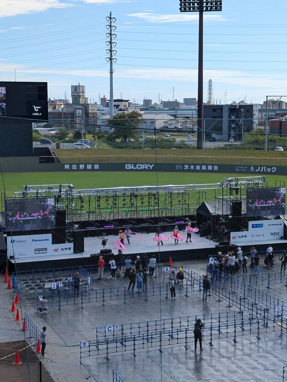 ステージ上のイベント