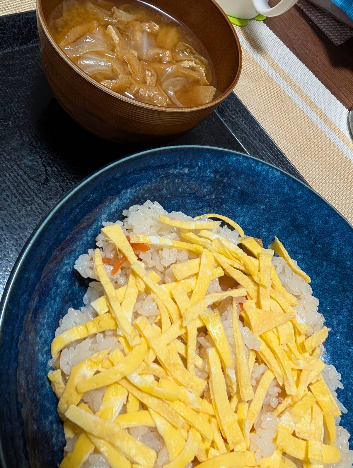 本日の朝食兼昼食