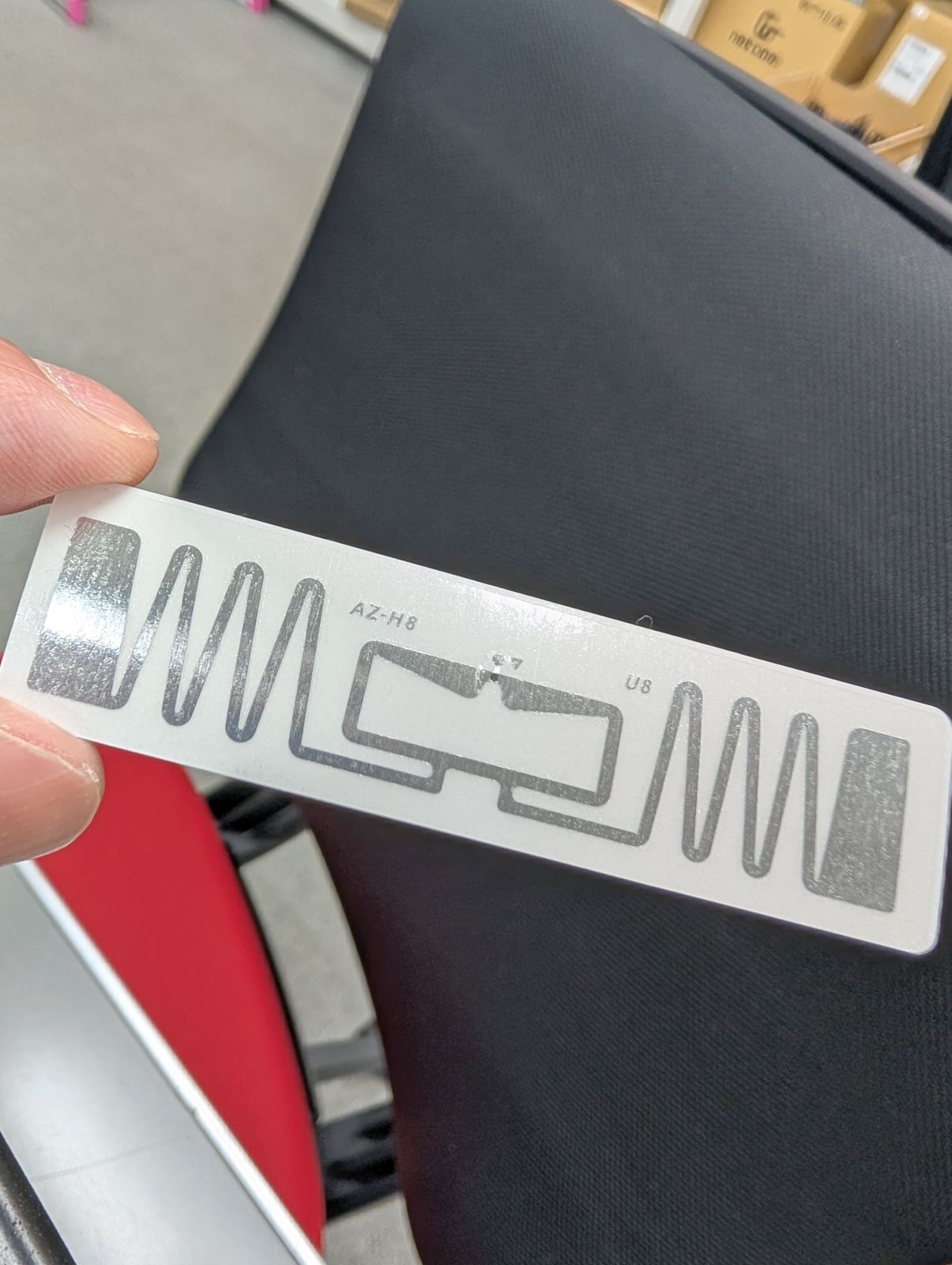 ICタグの裏面