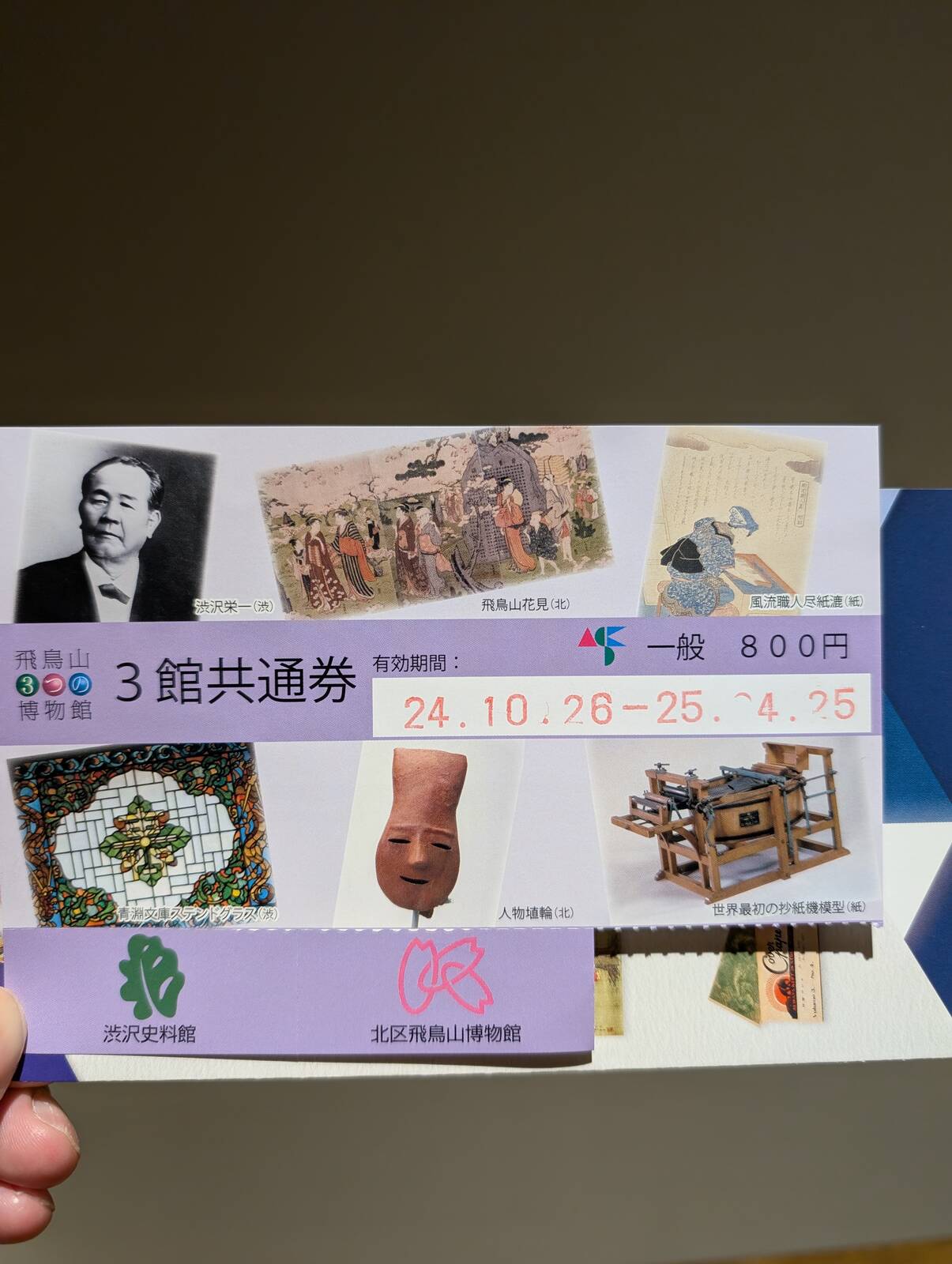 ３館共通券