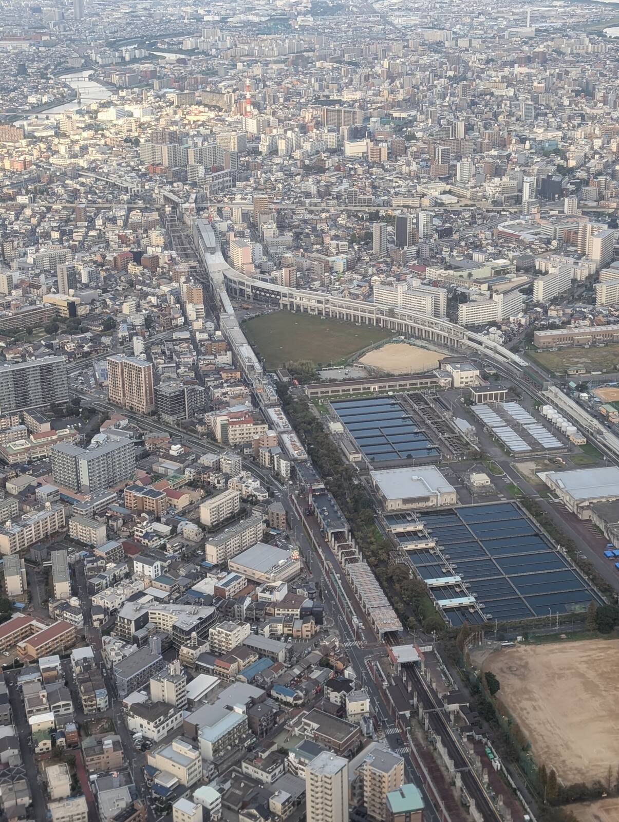 柴島近辺の高架工事