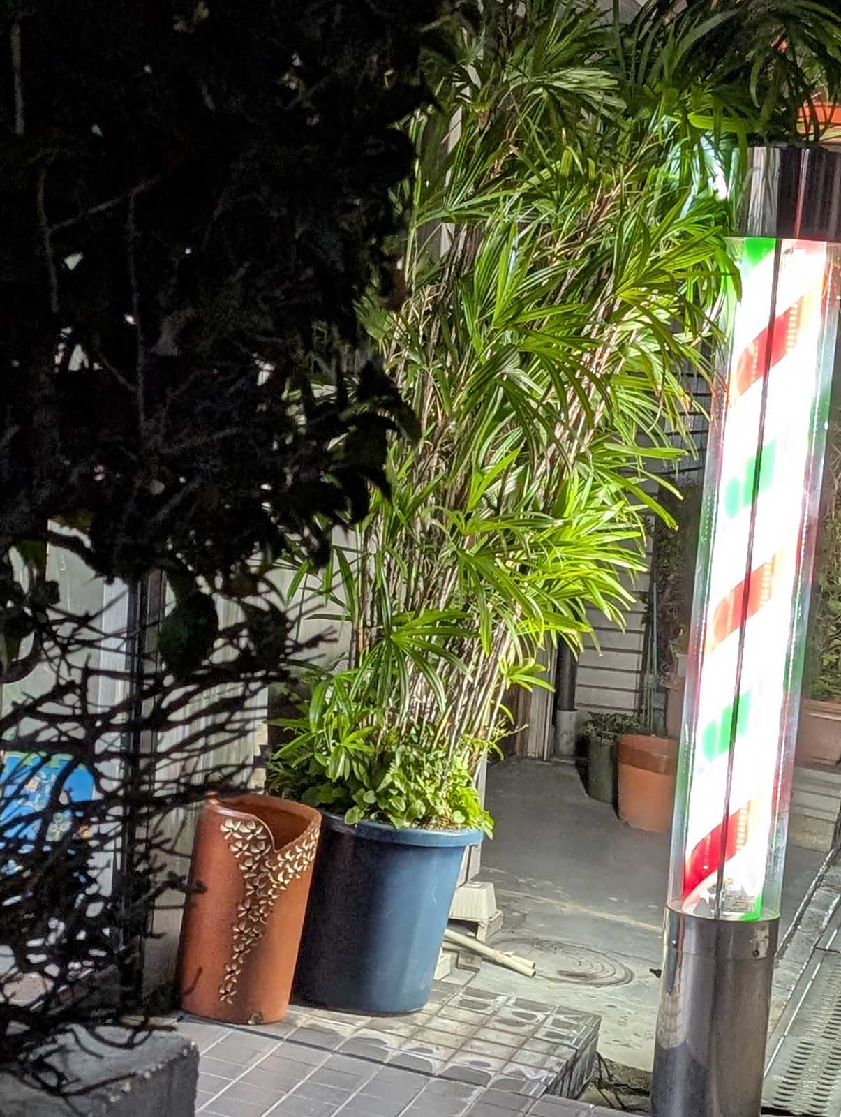 散髪終了