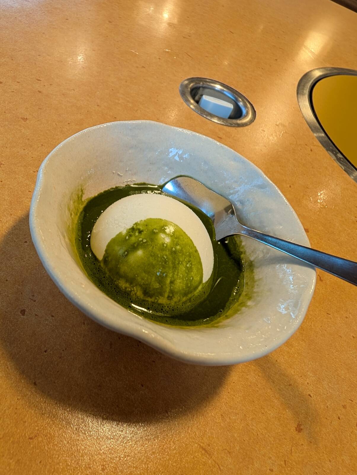 抹茶がけアイスクリーム