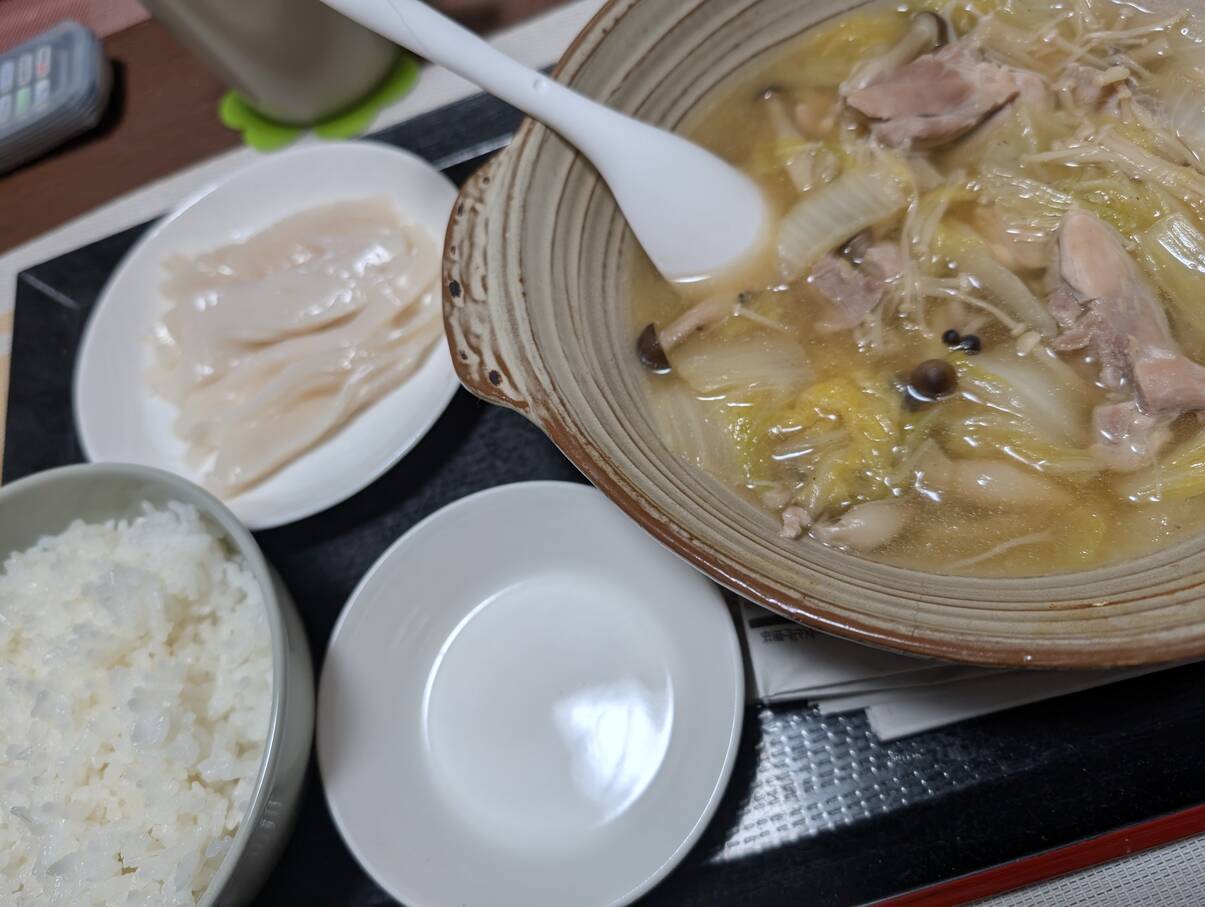 本日の夕食