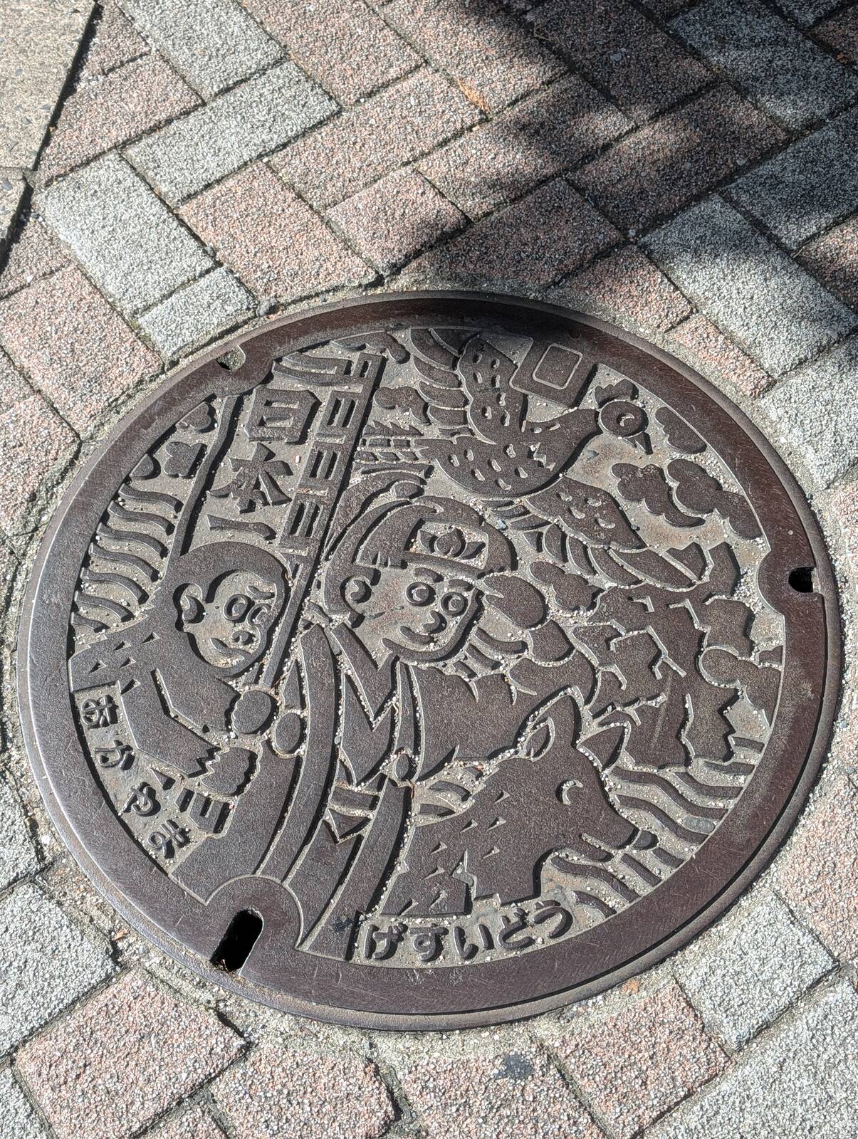 岡山のマンホール