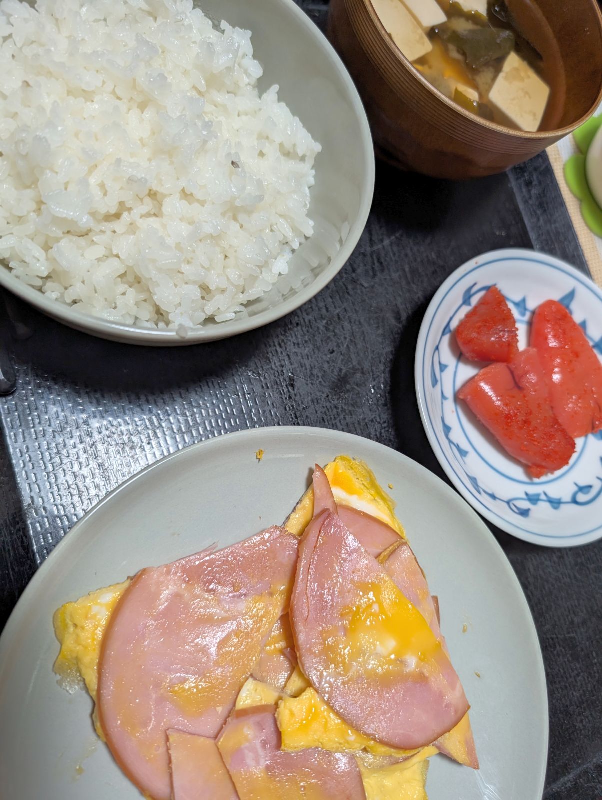 本日の朝食兼昼食