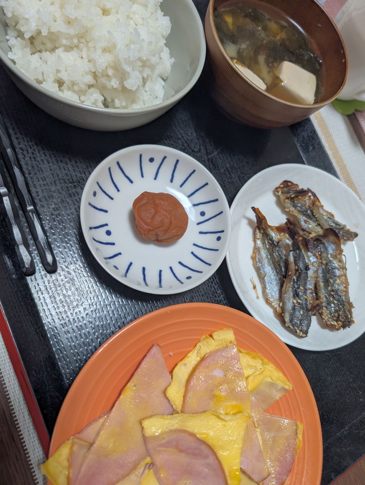 本日の朝食兼昼食