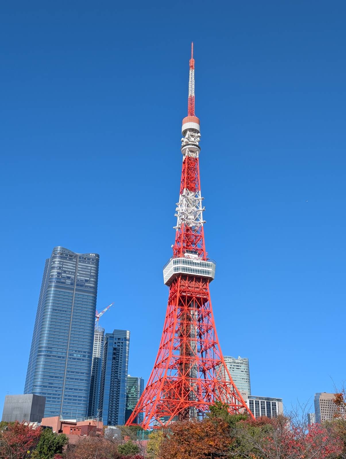 東京タワーと森ビル