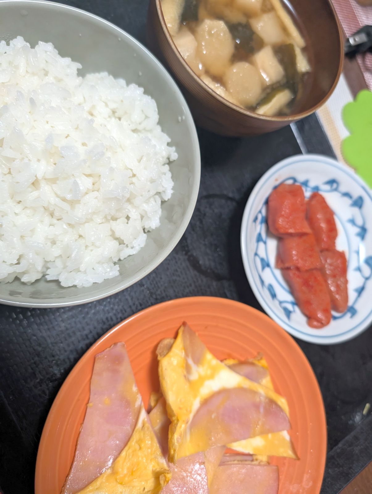 本日の朝食兼昼食