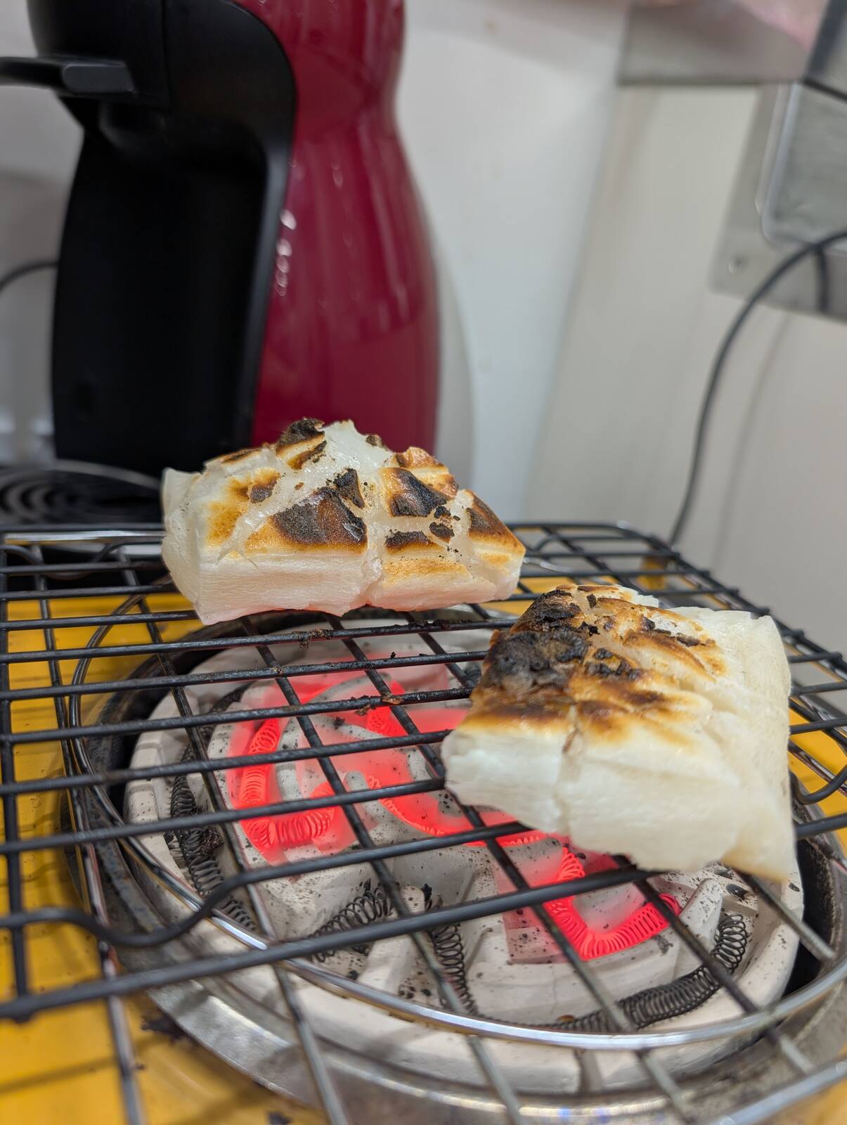 餅の焼き具合