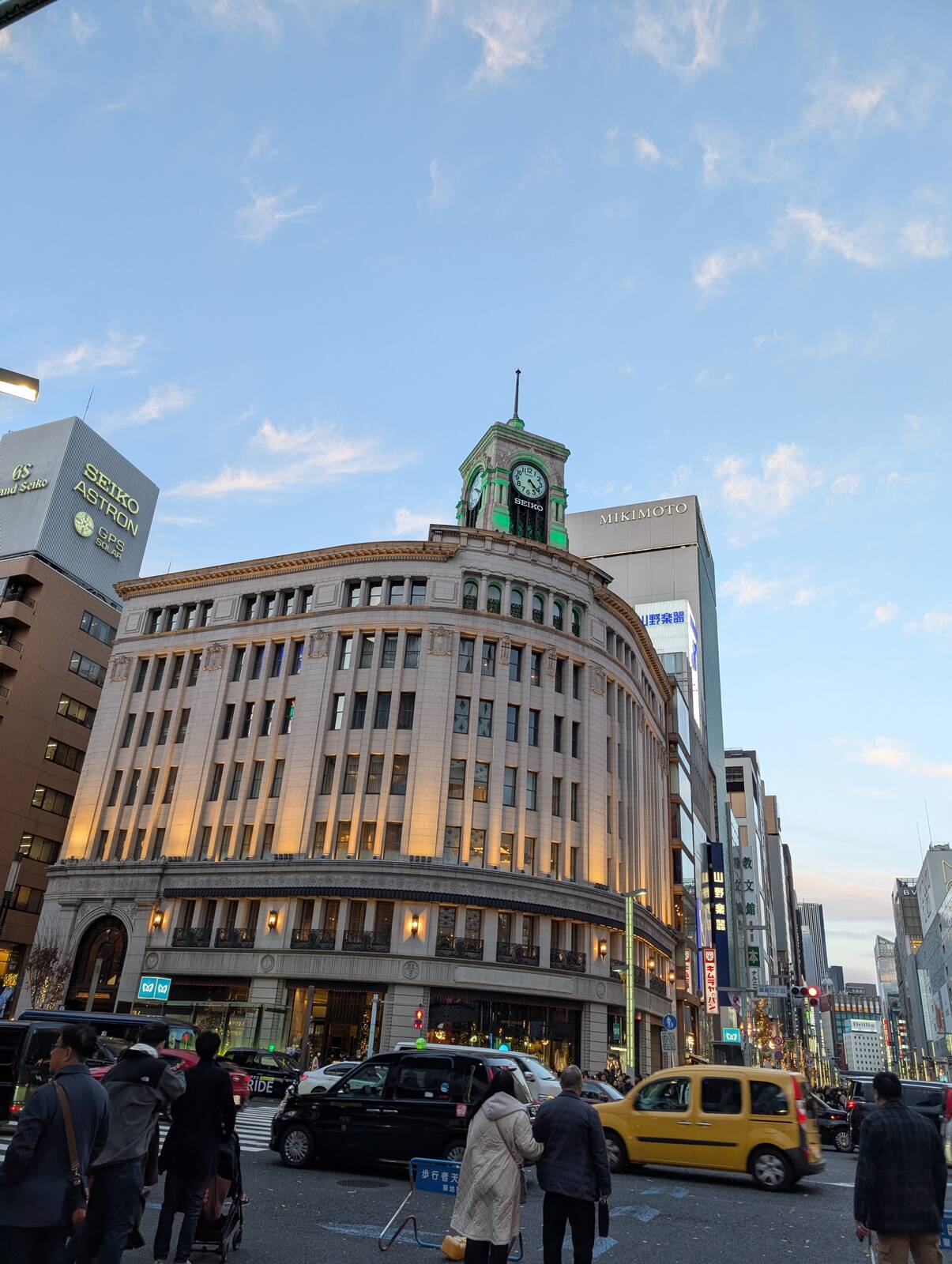 銀座の散策