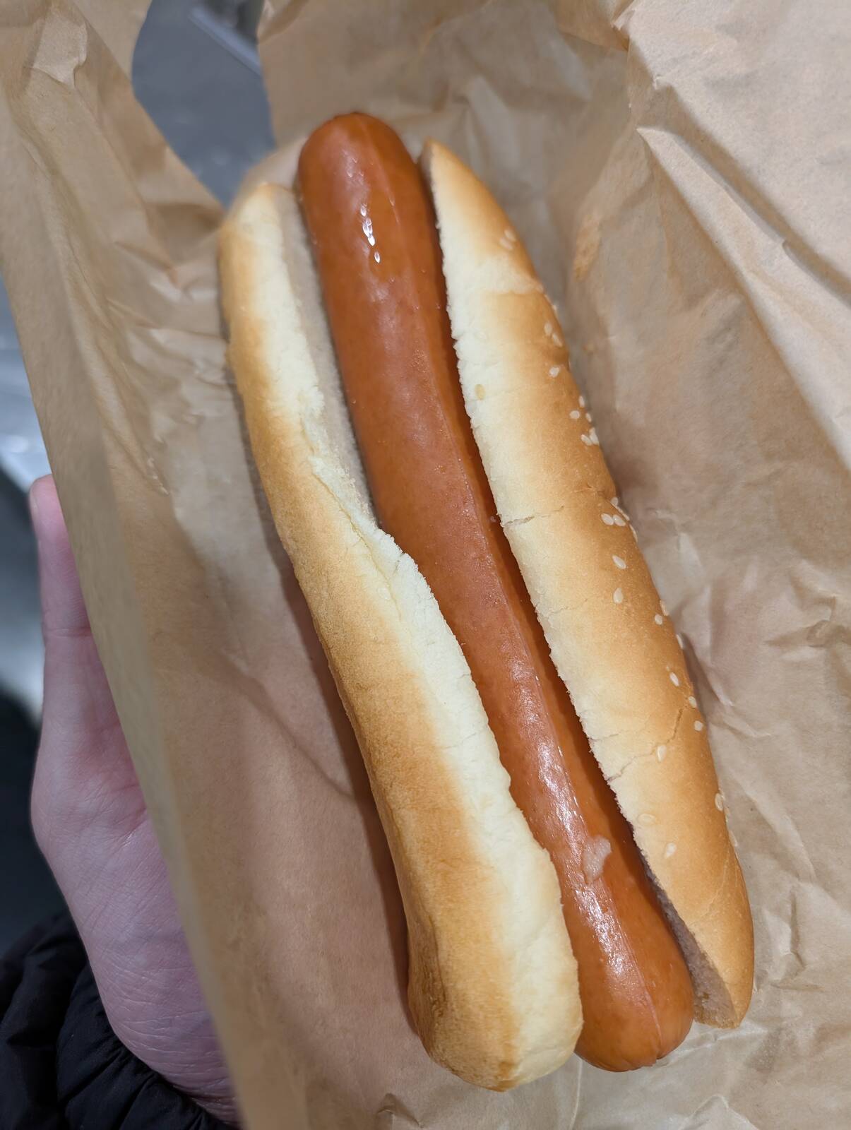 コストコのホットドッグ