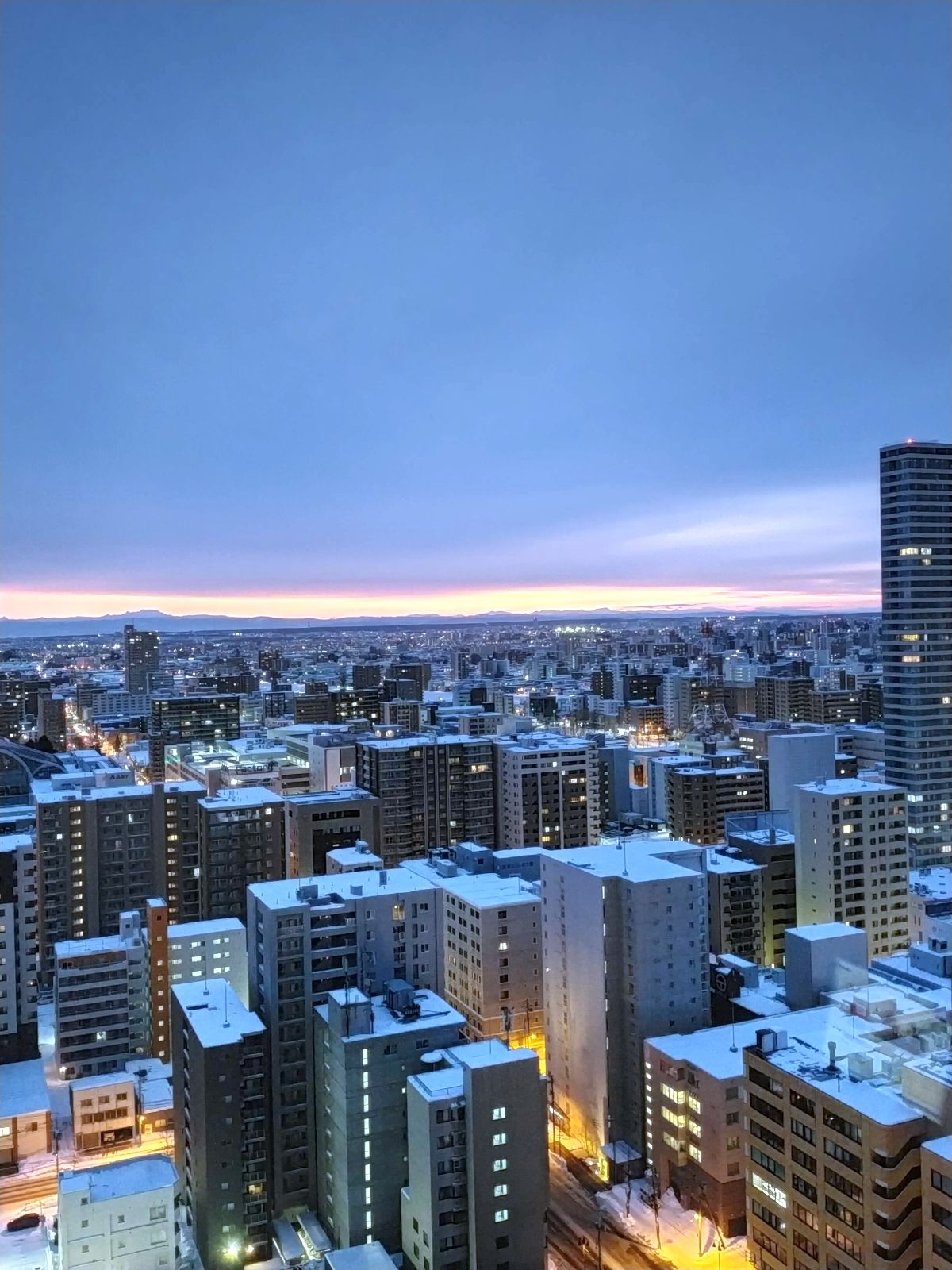 夜明けの風景