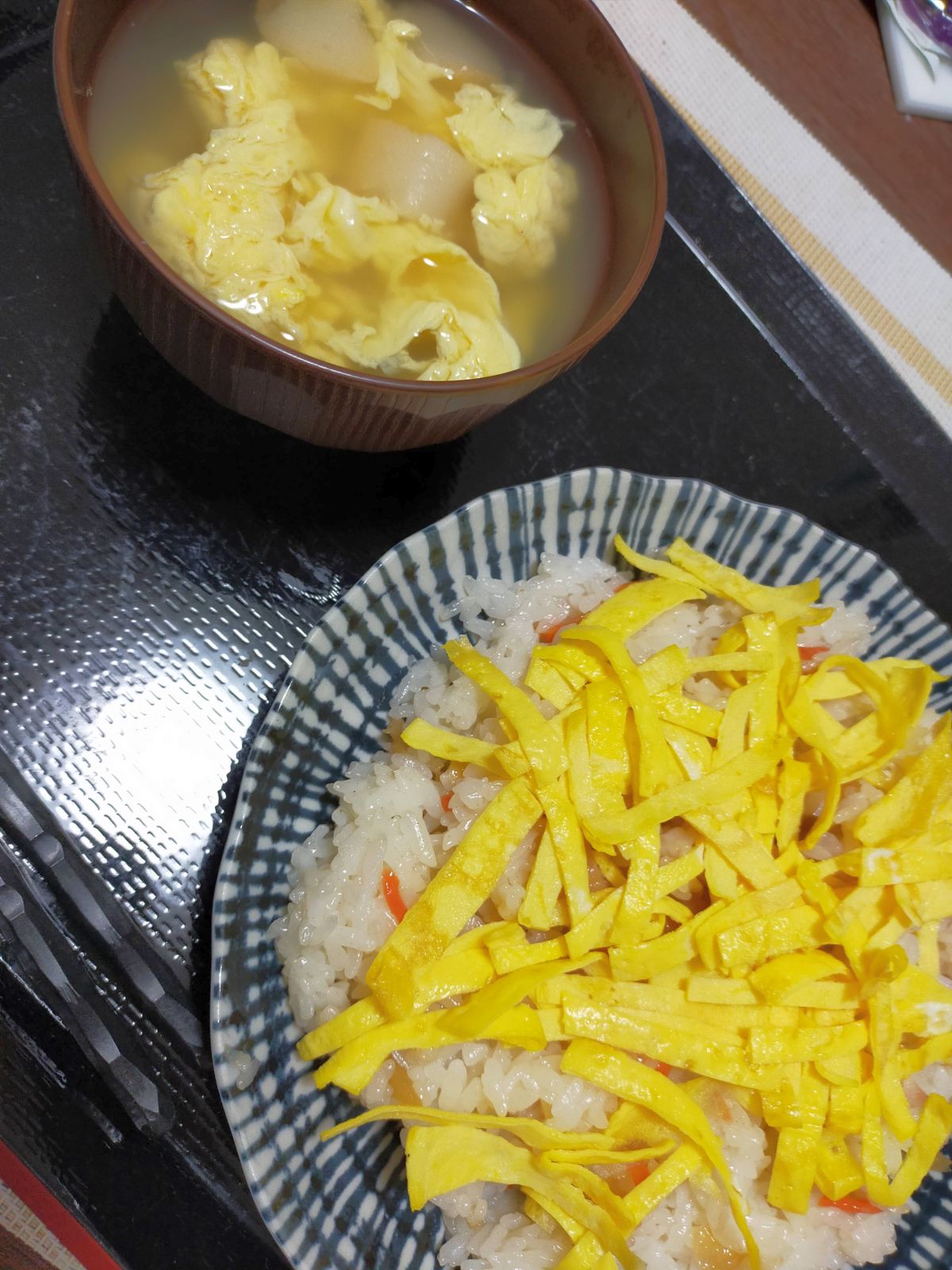 本日の朝食兼昼食