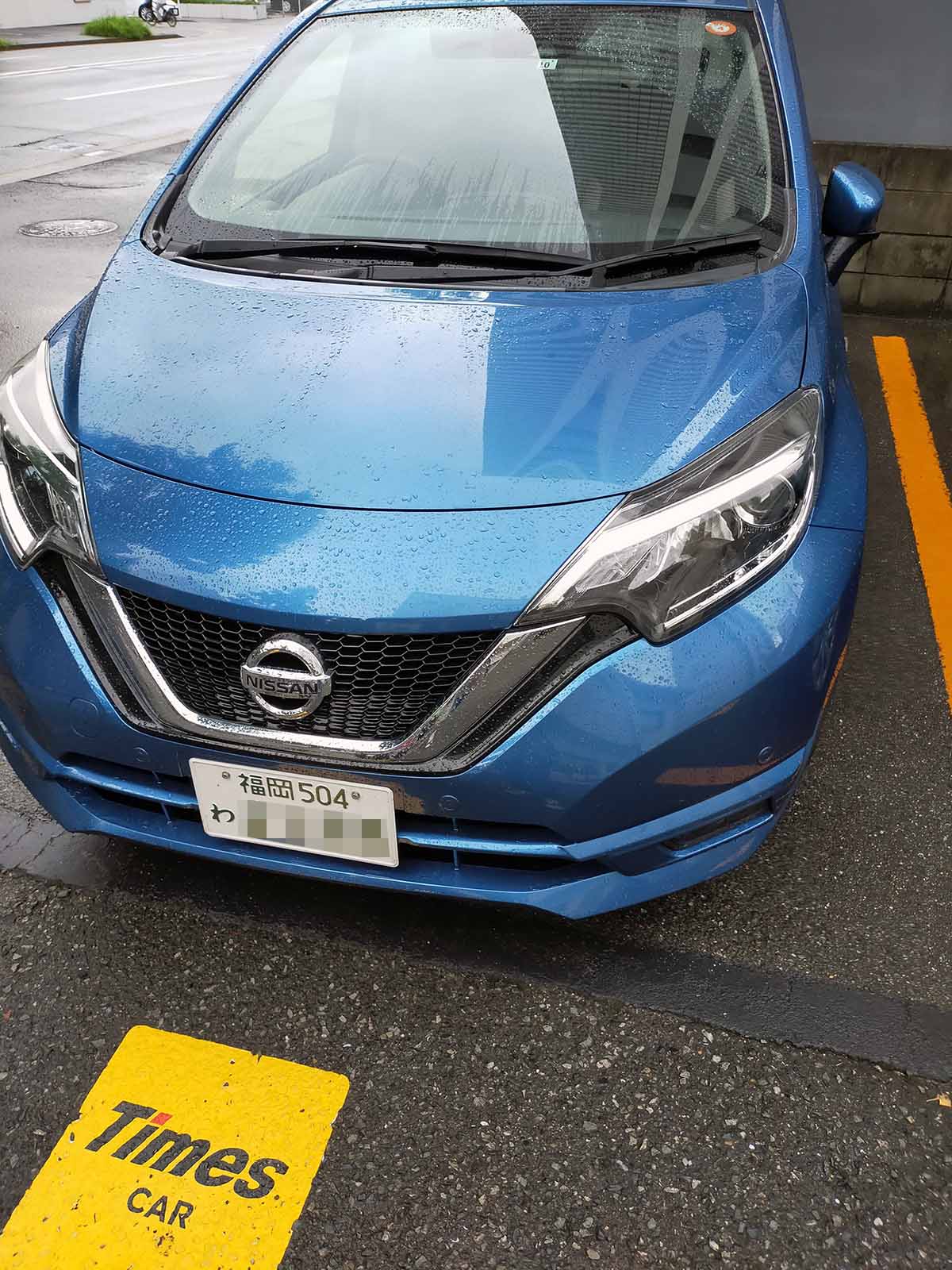 本日のレンタカー