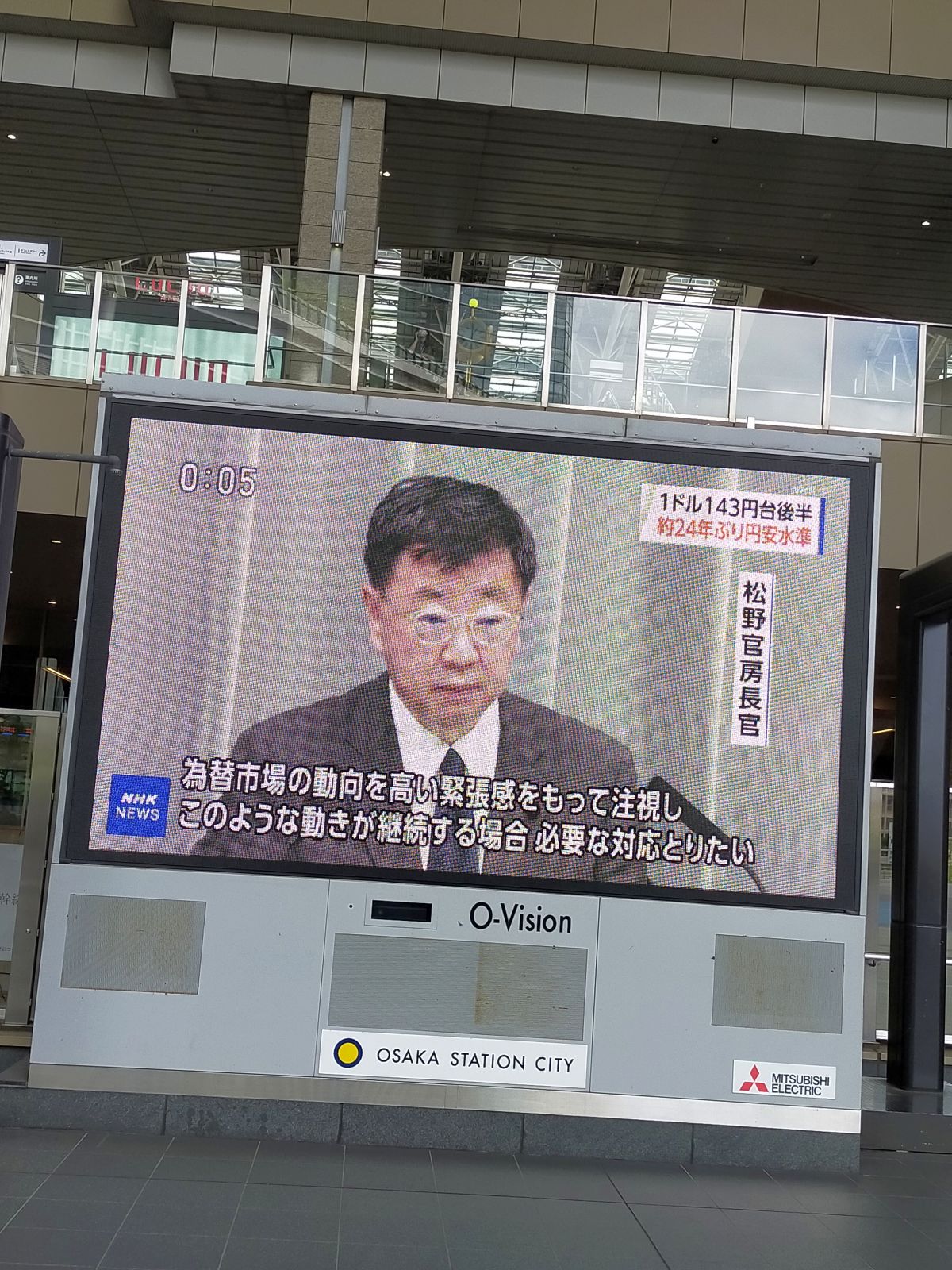 円相場を注視