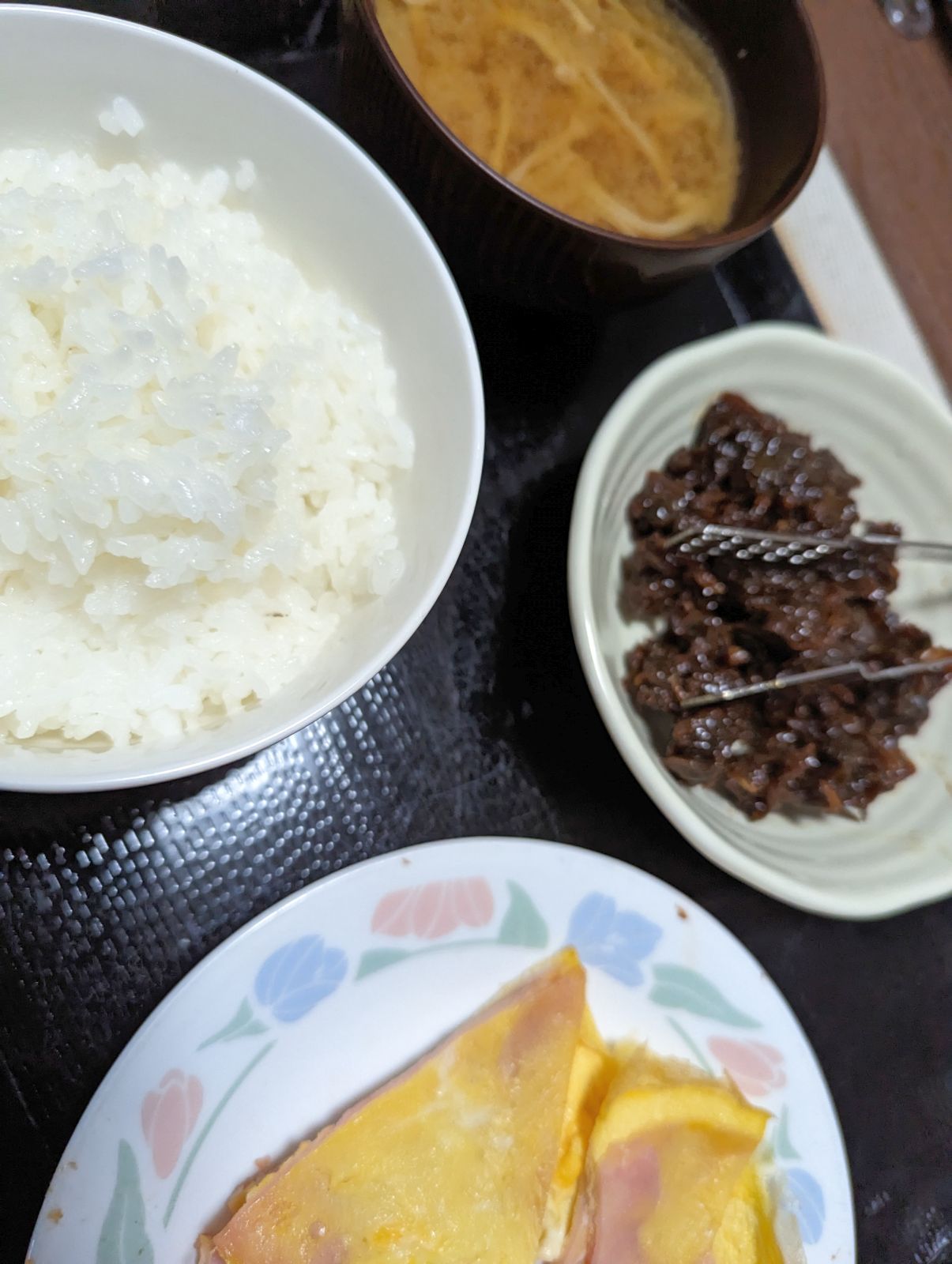 本日の朝食兼昼食