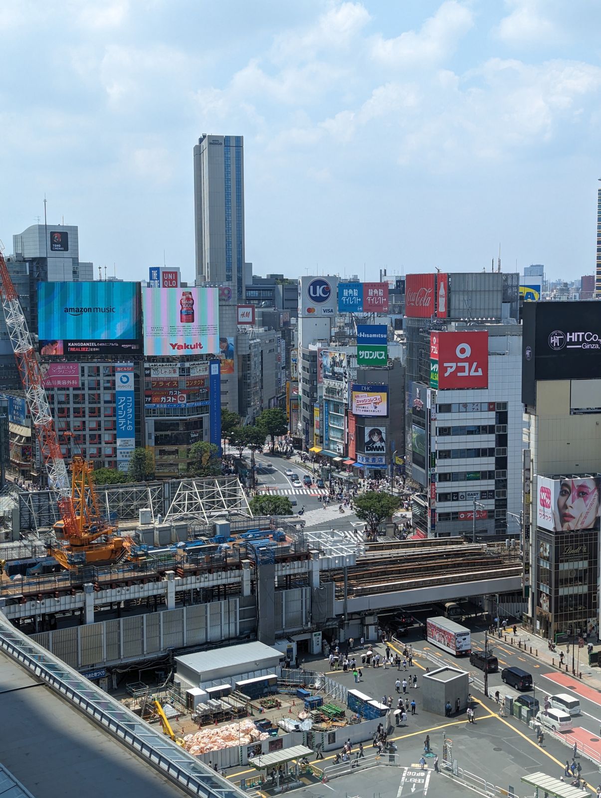 ヒカリエ９階から見える風景